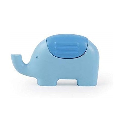 (2 Pack) Kikkerland Blue Elephant Pencil Sharpener Image 3