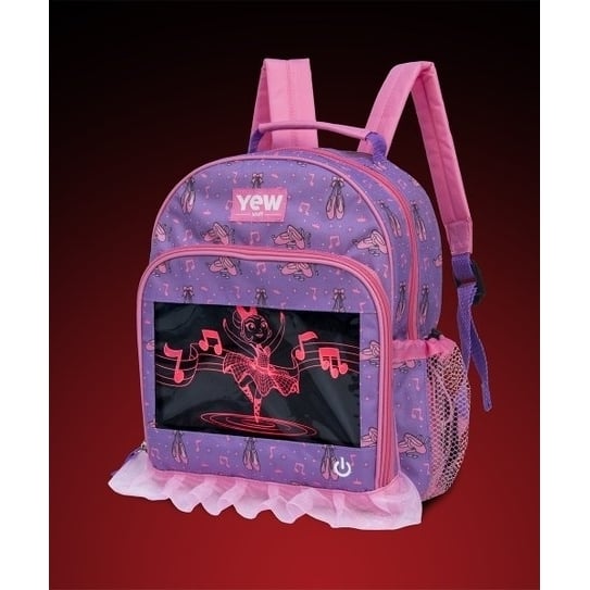 Yew Stuff POP Lights Light-Up Preschool Backpack - Ballerina / Shark Image 10