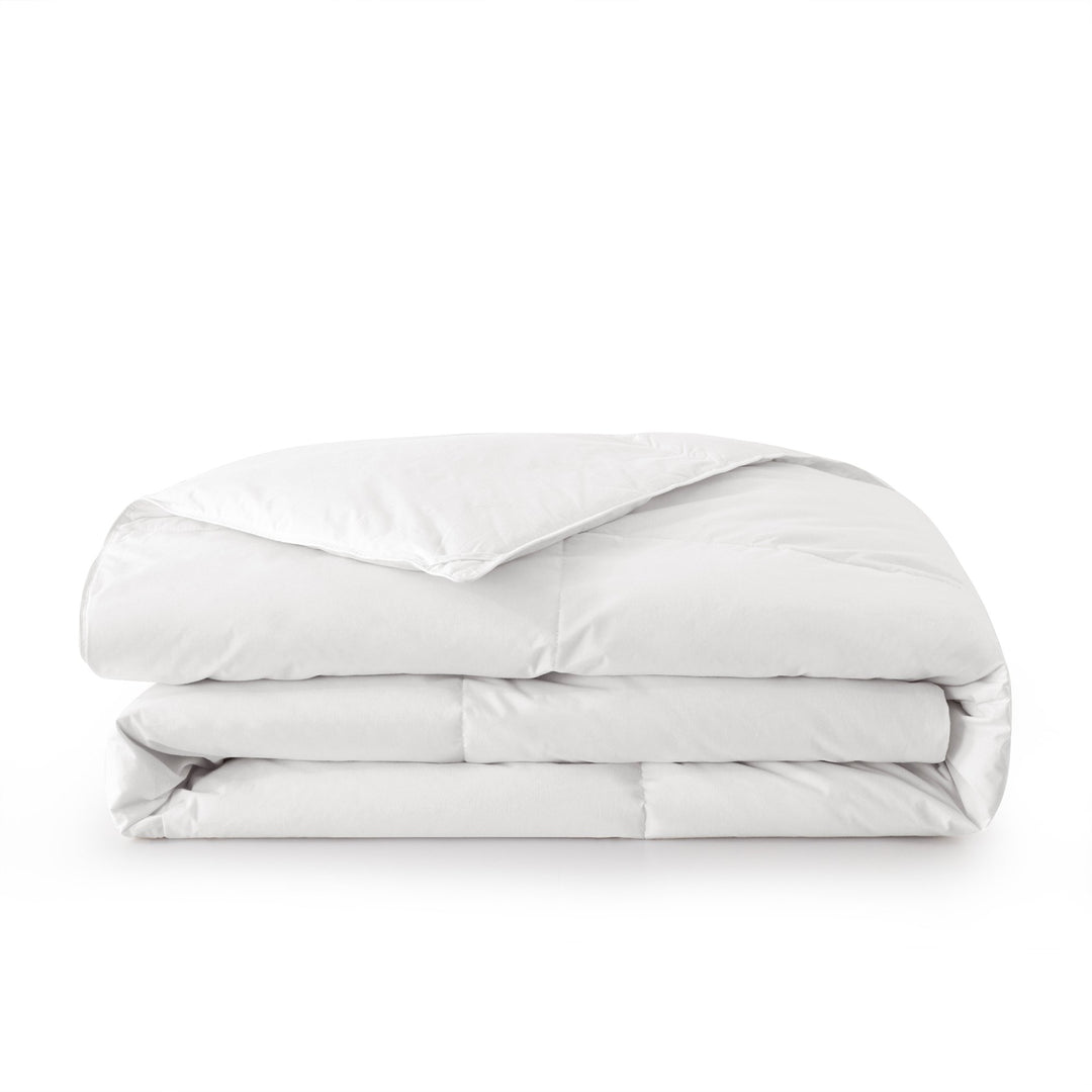 Lightweight White Goose Down and UltraFeather Comforter Image 8