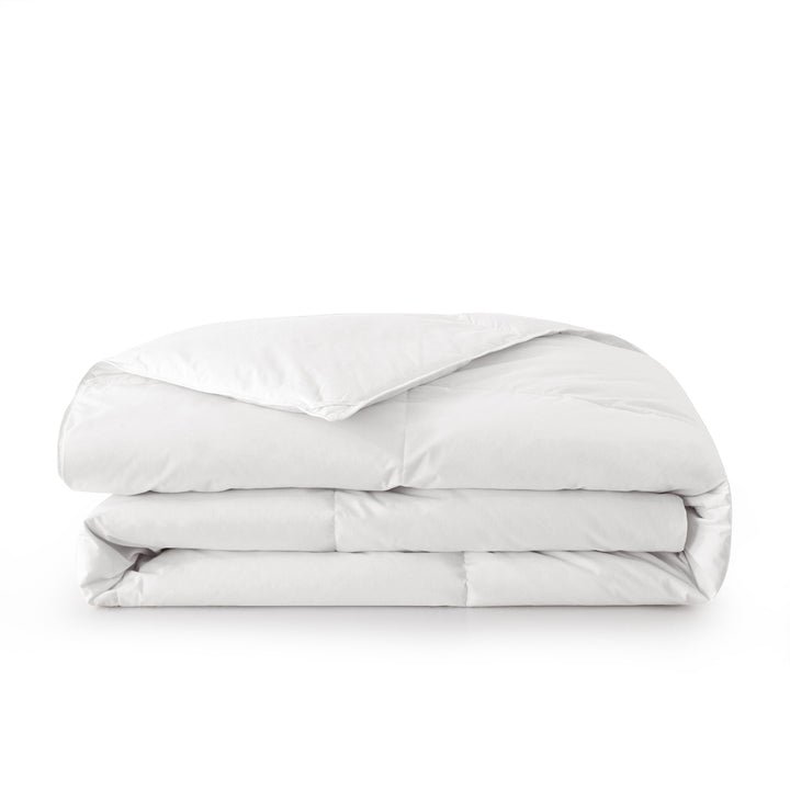 Lightweight White Goose Down and UltraFeather Comforter Image 8