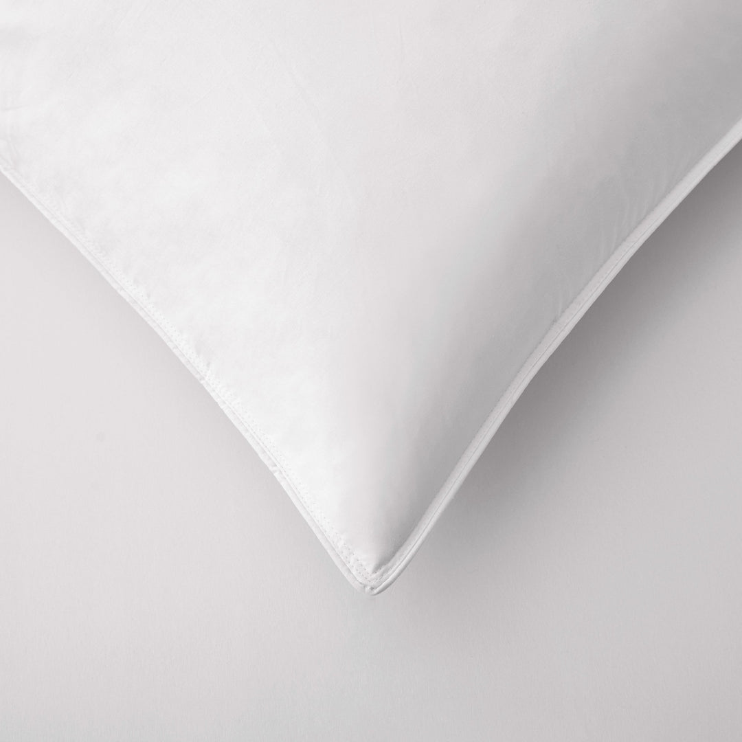 2 Pack White Goose Feather Pillows for Side and Back Sleepers Image 4