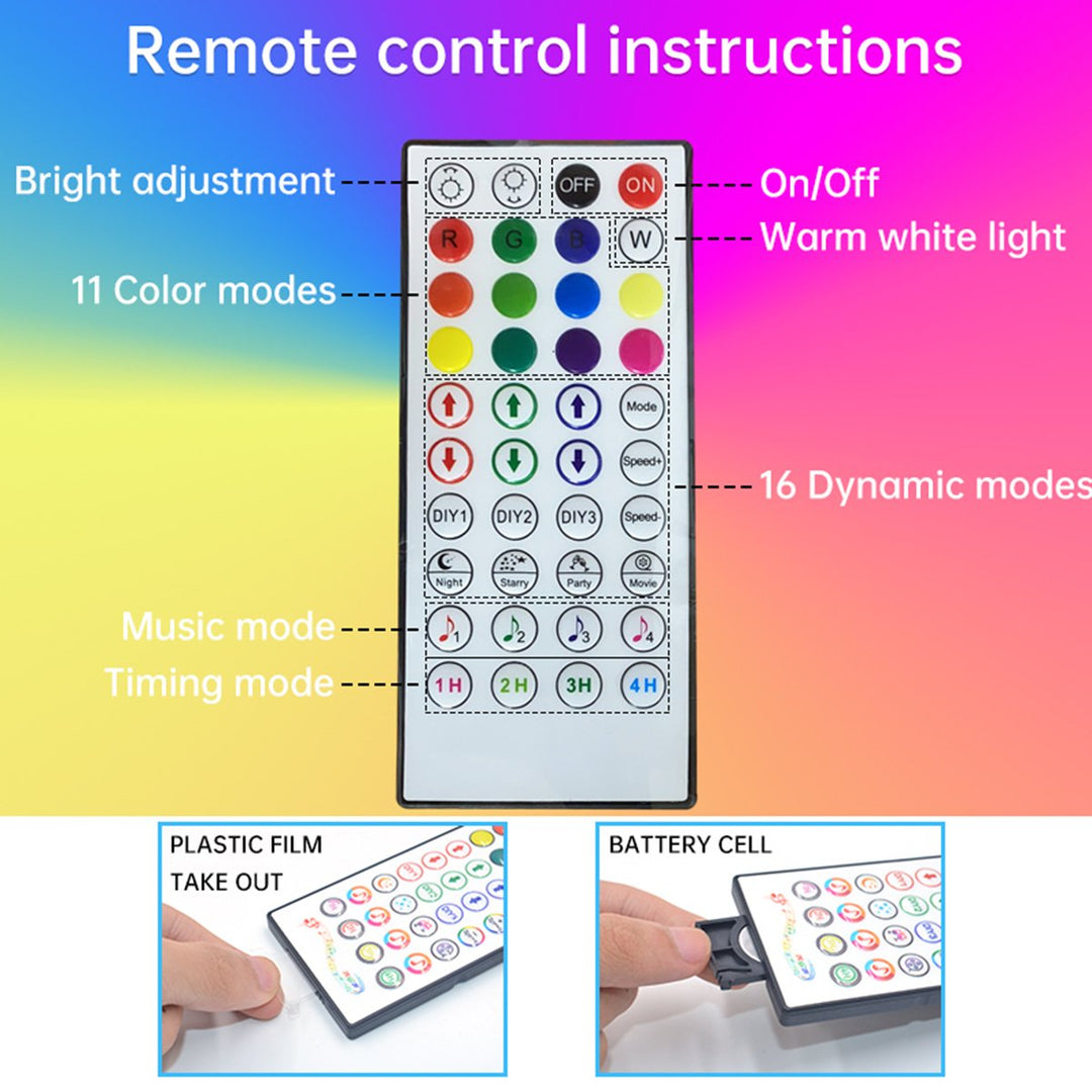 Technical Pro Dream LED Smart Bar Lighting, 90 LED Lights, Floor Lamp for Modern Home Decoration (Works with Alexa and Image 6