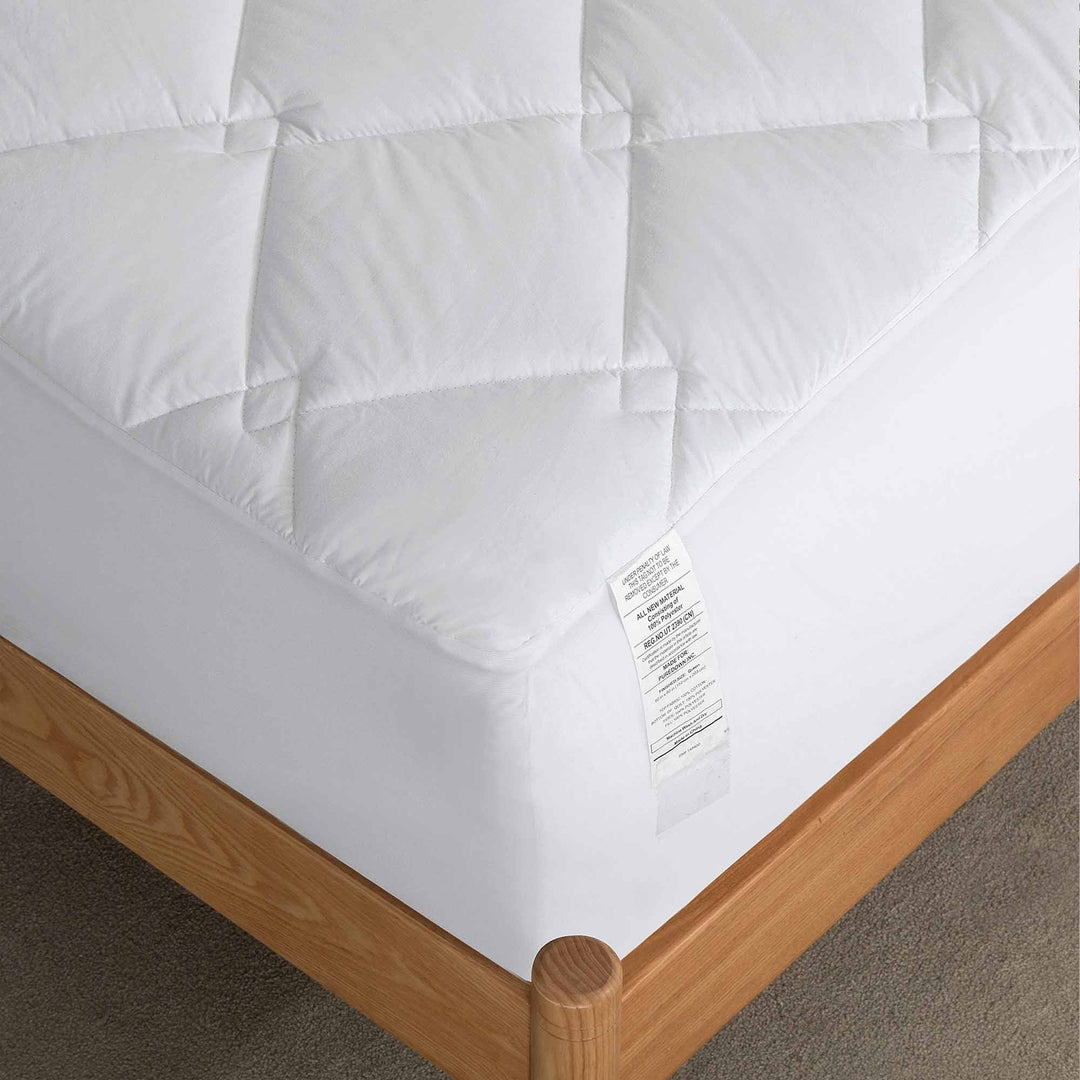 Puredown 300 TC Cotton Down Alternative Mattress Pad Twin Full Queen King Deep Pocket Image 3