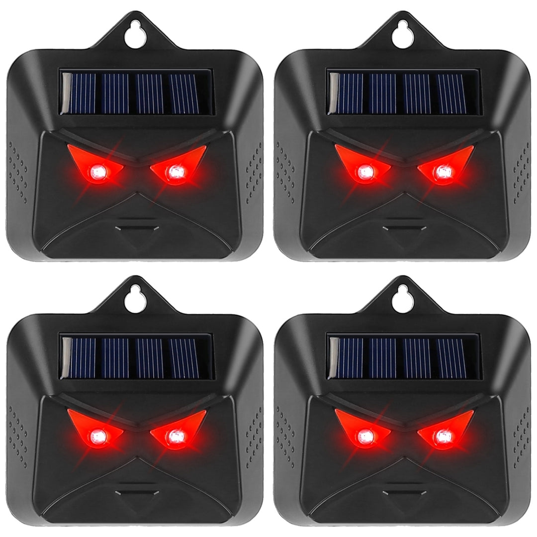 4Pcs Solar Predator Control Light Coyote Deer Bird Repeller Waterproof ABS Image 1