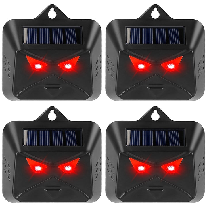 4Pcs Solar Predator Control Light Coyote Deer Bird Repeller Waterproof ABS Image 1