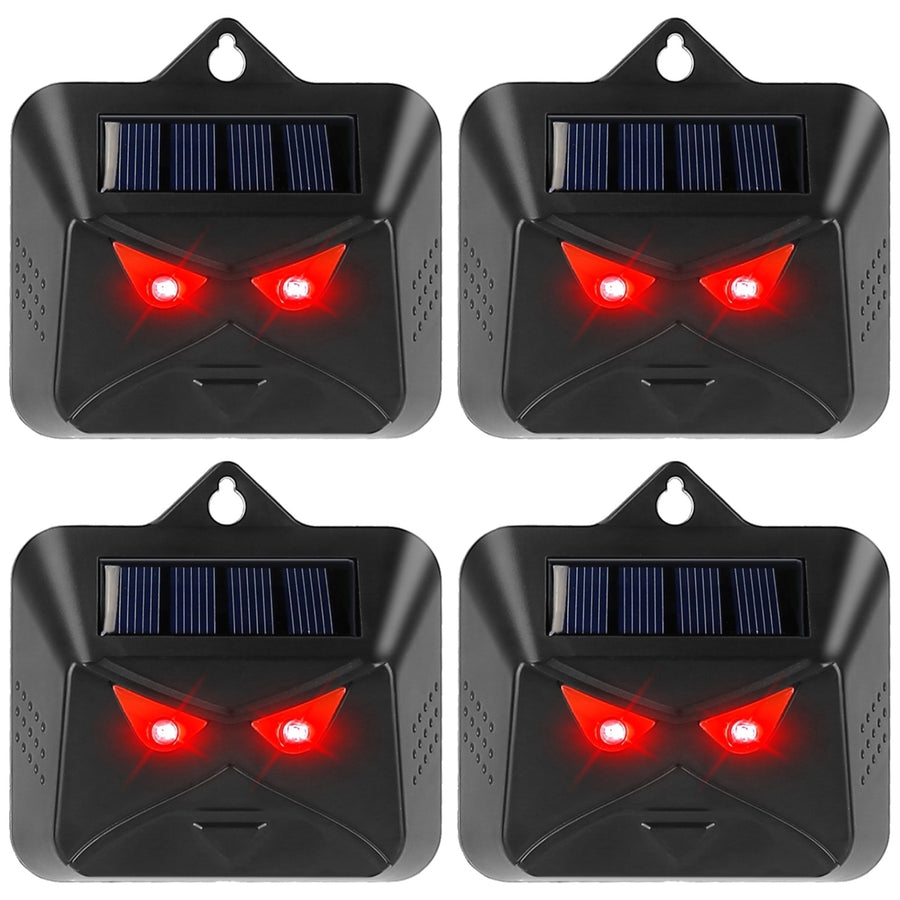 4Pcs Solar Predator Control Light Coyote Deer Bird Repeller Waterproof ABS Image 1