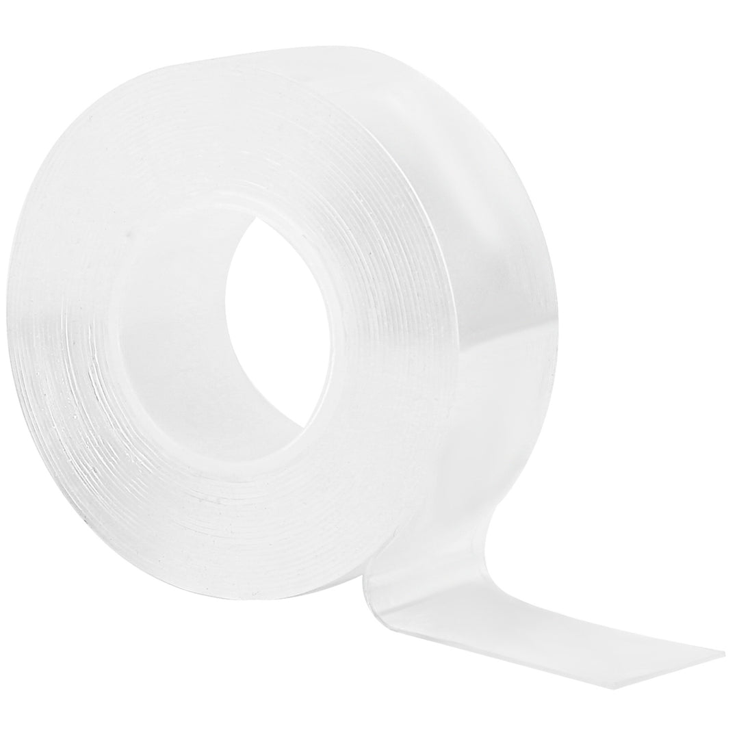 16.5FT Nano Double Sided Adhesive Tape Transparent Washable Reusable Heavy Duty Image 1