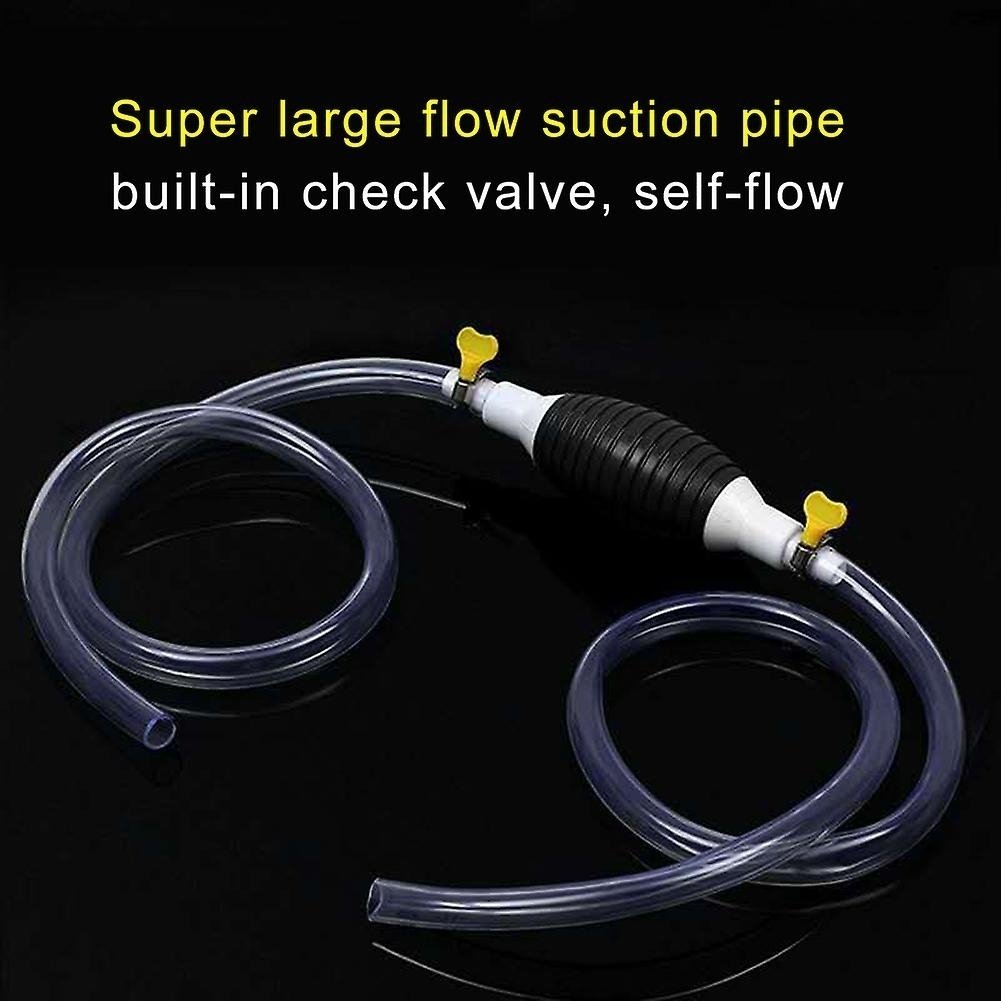 Manual Car Fuel Pump 2m High Flow Siphon Hand Pump Fuel Transfer For Gasoline Petrol Water Image 2