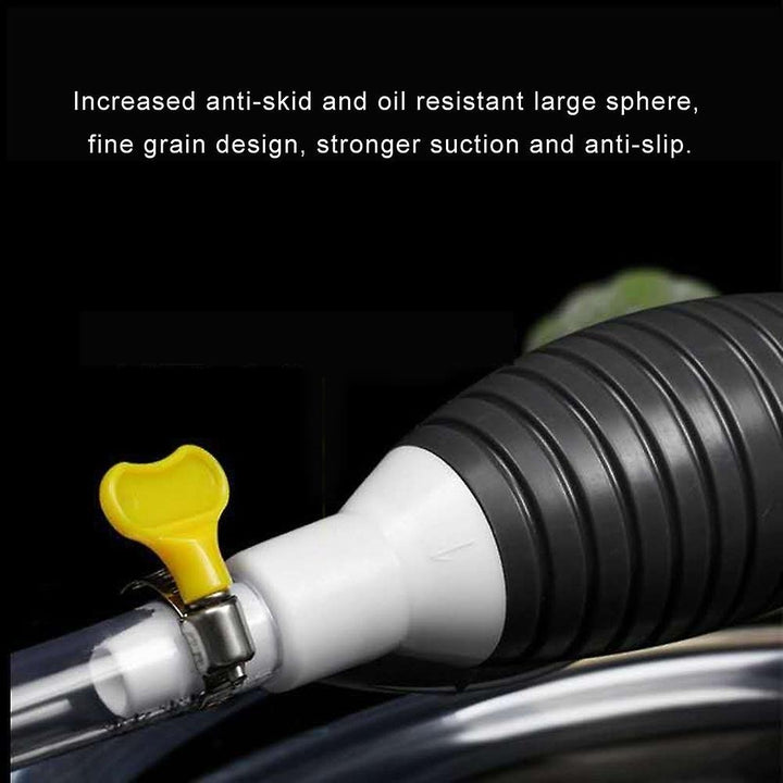 Manual Car Fuel Pump 2m High Flow Siphon Hand Pump Fuel Transfer For Gasoline Petrol Water Image 3