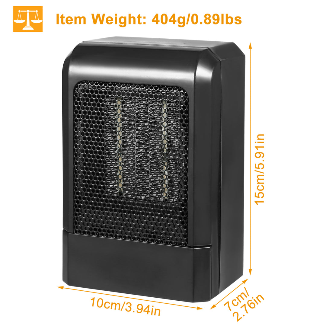 500W Portable Electric Heater PTC Ceramic Heating Fan Image 7