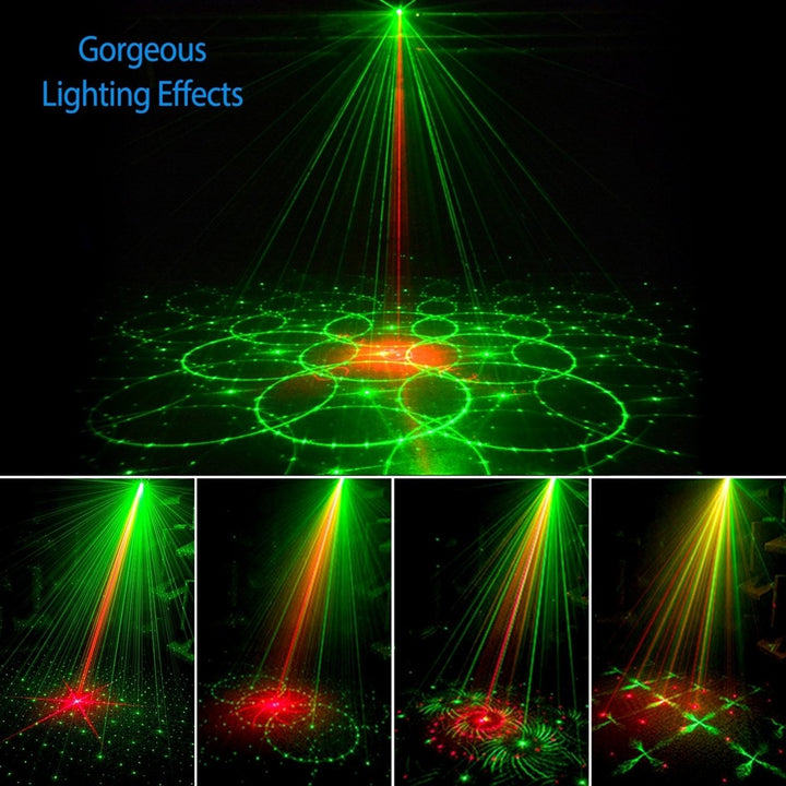 Sound Activated LED Projector Laser Patterns Laser Party Lights Image 7