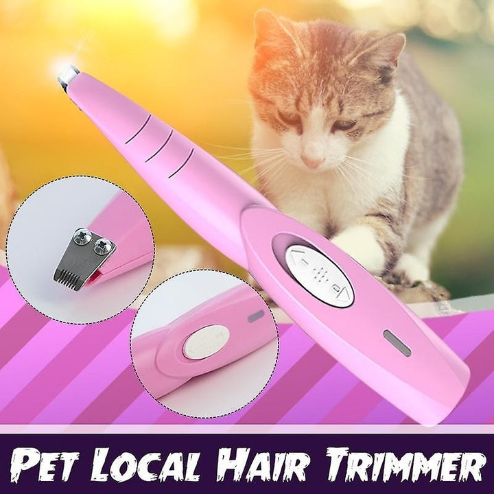 Electric Pet Foot Hair Trimmer Dog Grooming Pedicure Clipper Image 3