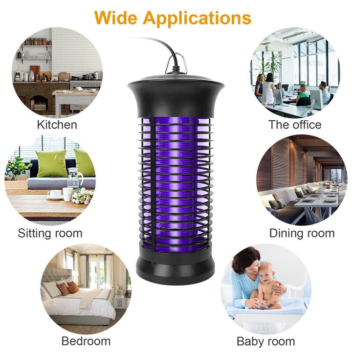 Electric Bug Zapper Mosquito Killer UV Light 377 Sq Ft Indoor Outdoor Safe Image 7