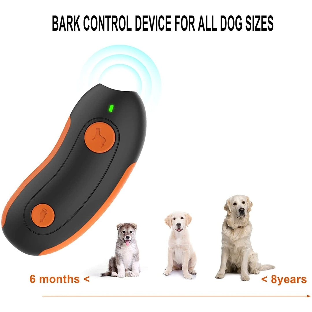 Dog Barking Deterrent Device, Portable Rechargeable Ultrasonic Anti Barking Dog Training Tool, Laser Toy For Cat and Image 4