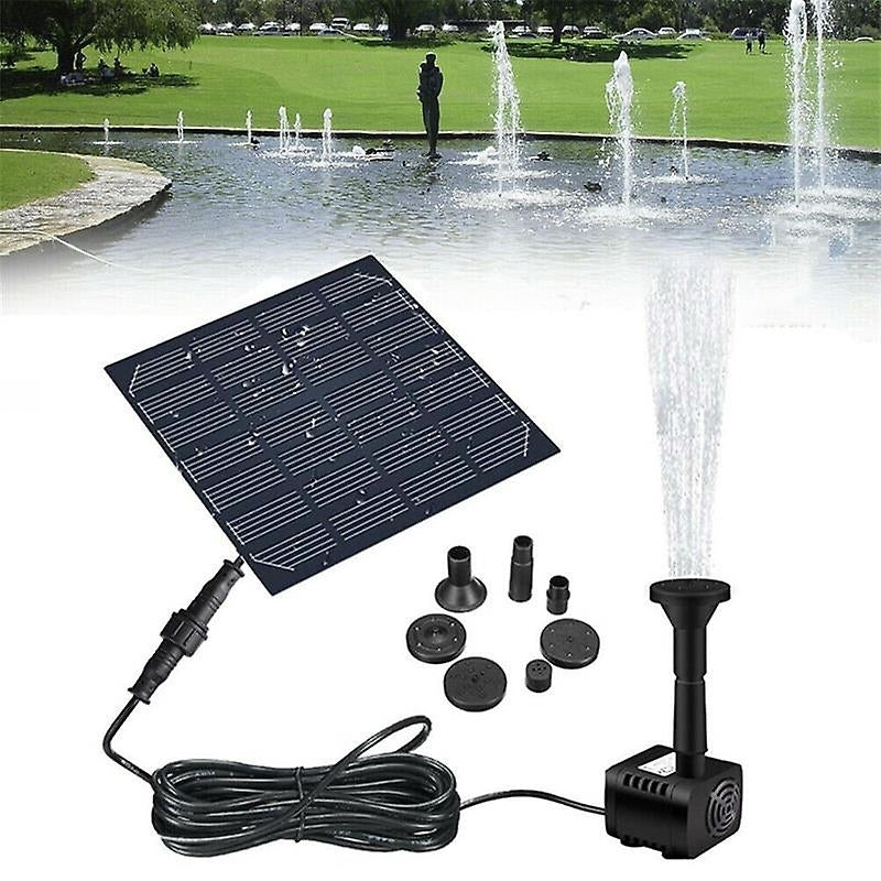 Solar Water Fountain Pool Pond Fountain Garden Bird Bath Fountain Decoration Image 2