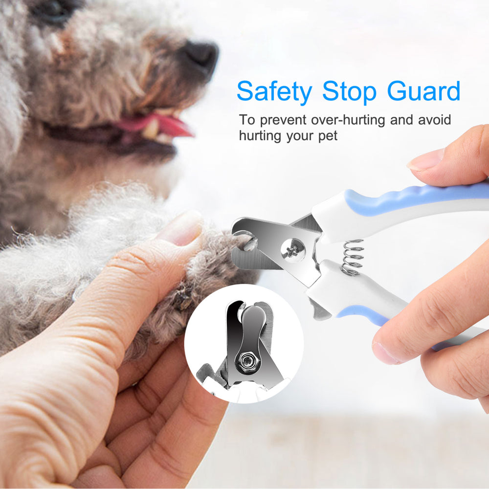 Stainless Steel Dog Nail Clippers Cat Toenail Trimmer Grooming Tool Small Large Image 2