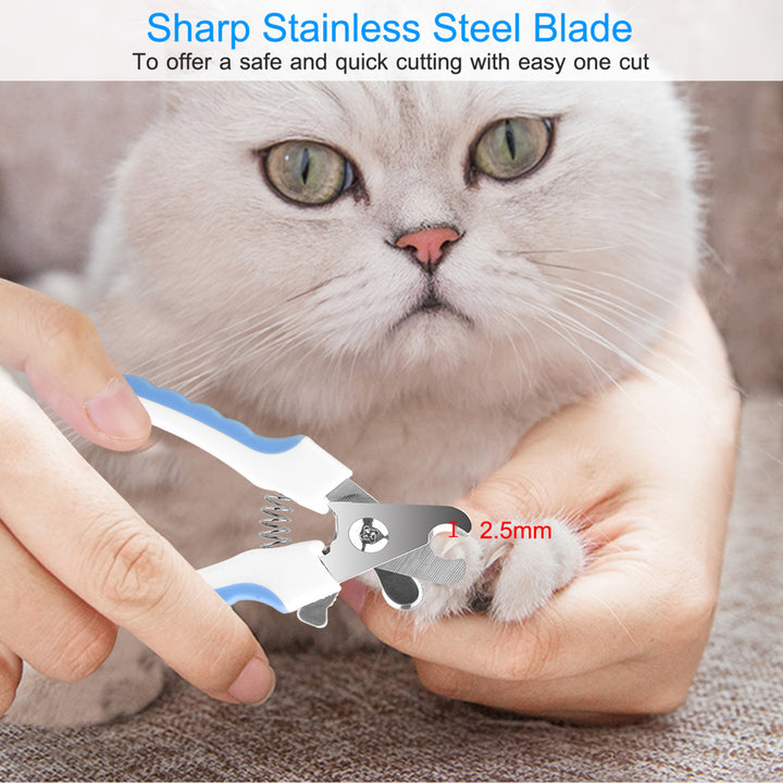 Stainless Steel Dog Nail Clippers Cat Toenail Trimmer Grooming Tool Small Large Image 3