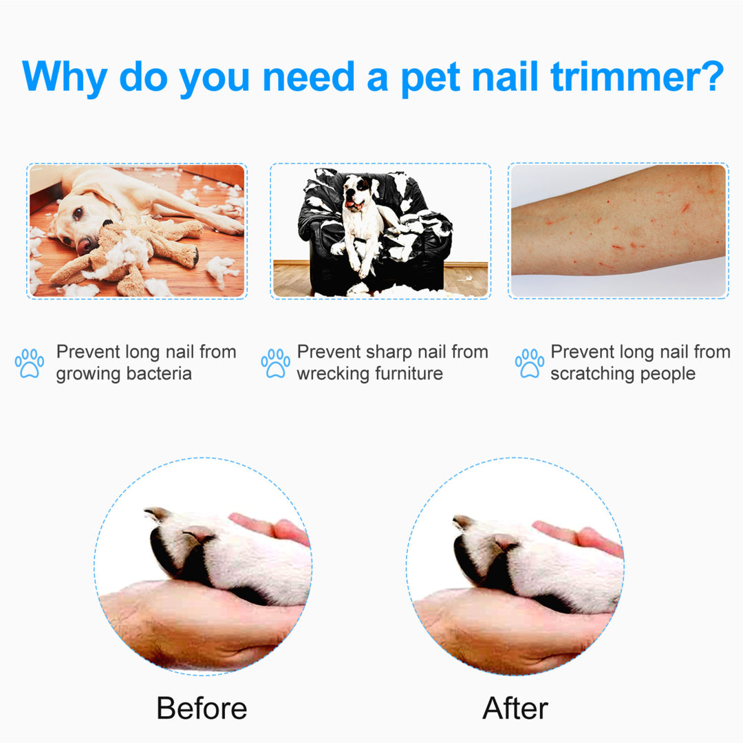 Stainless Steel Dog Nail Clippers Cat Toenail Trimmer Grooming Tool Small Large Image 5