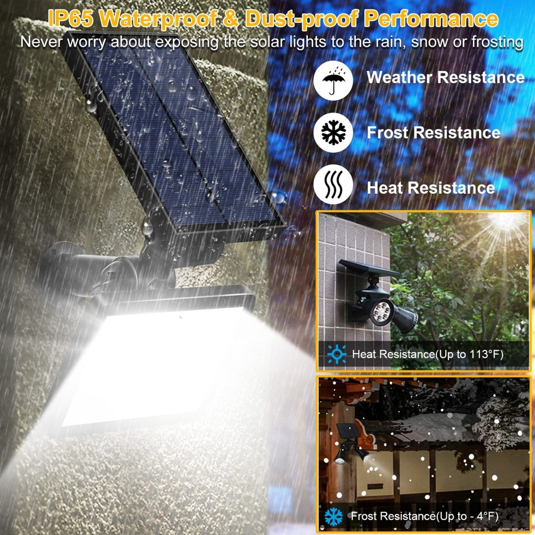 48 LED Solar Spotlight Outdoor Light Waterproof Wireless Sensor Garden Lamp Image 3