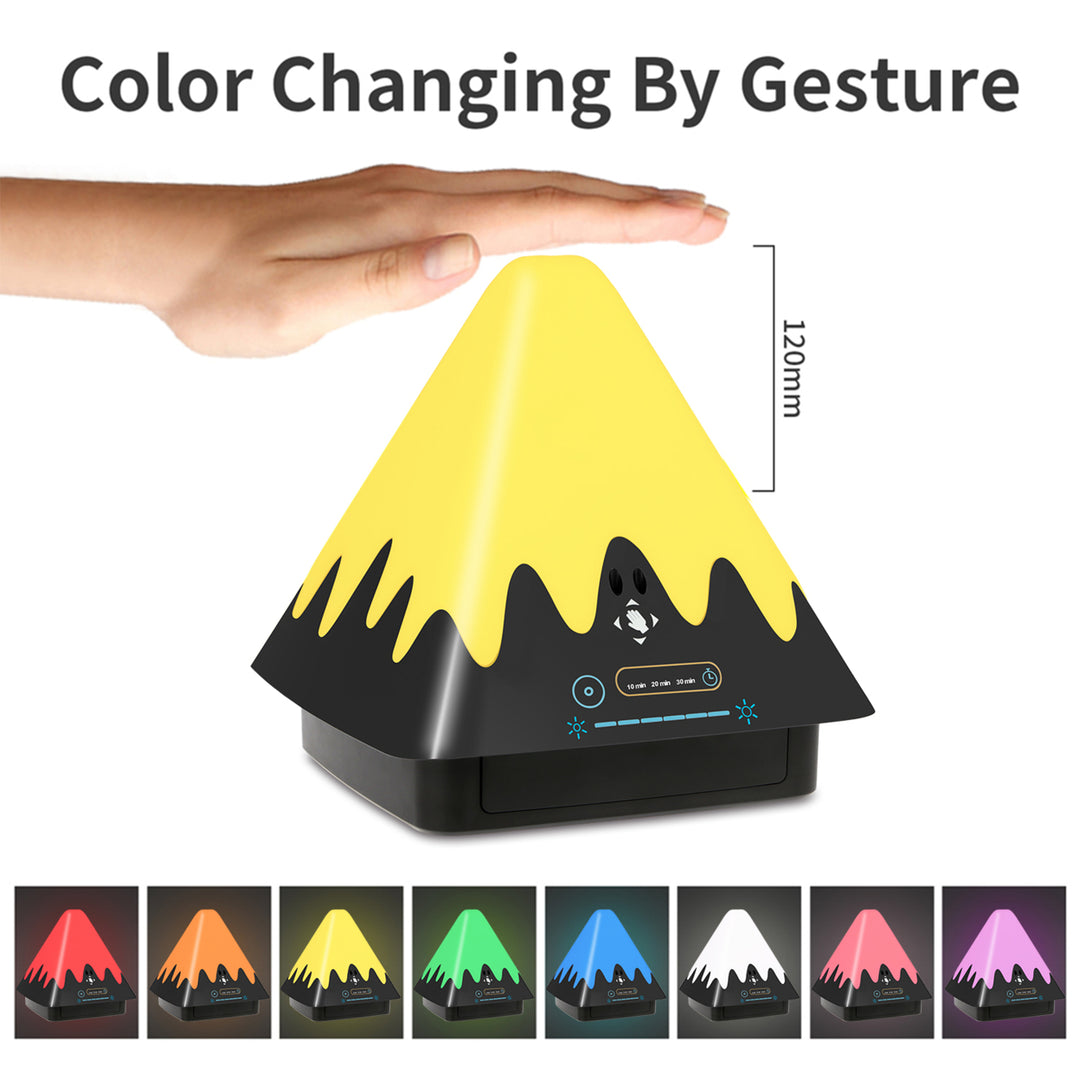 Touch Control Night Light 8 Color Change Dimmable Portable Rechargeable Lamp Image 8