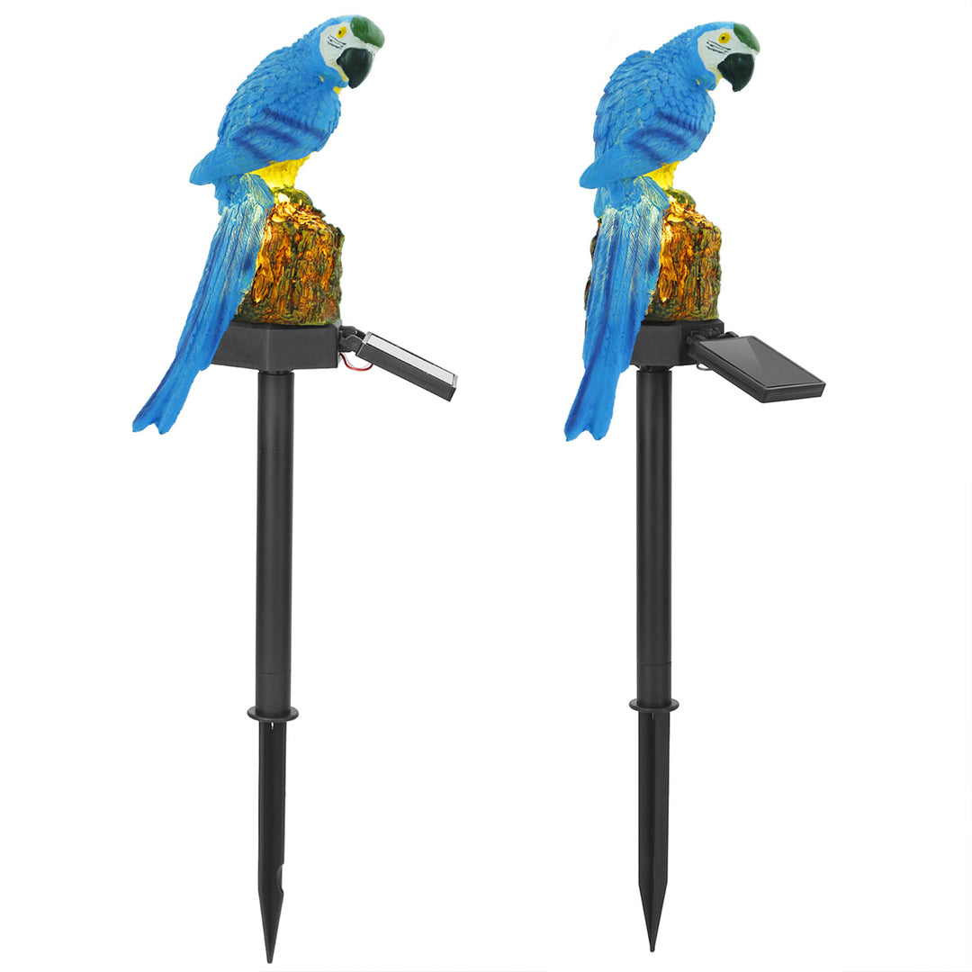 Solar Powered Parrot Garden Light IP65 Waterproof Outdoor Decorative Lamp Image 1