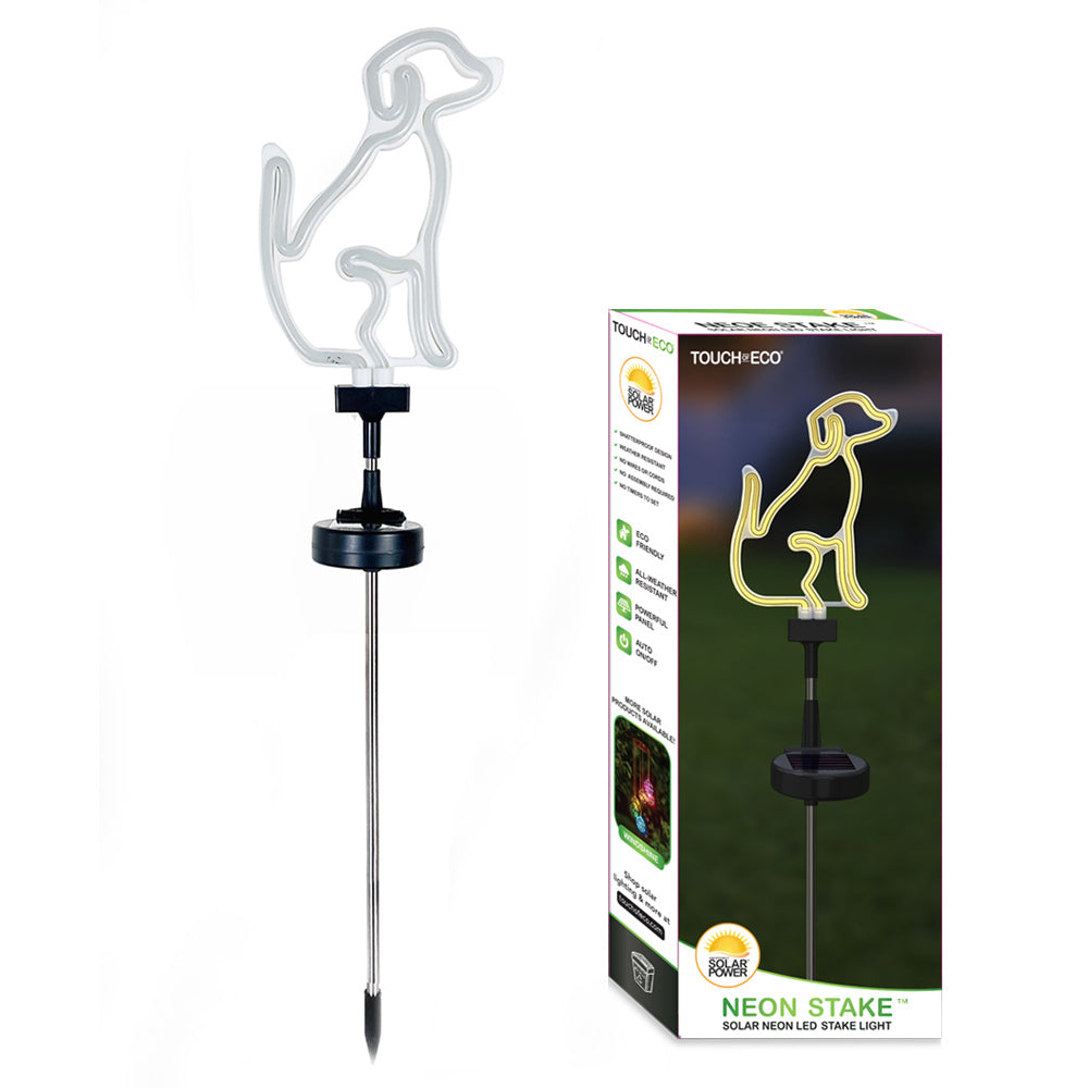 Solar LED Neon Outdoor Garden Dcor Stake Light - 4 Styles Image 4