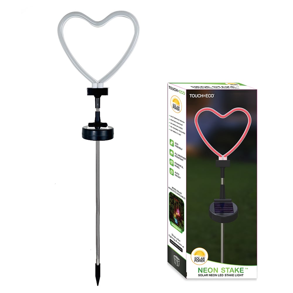 Solar LED Neon Outdoor Garden Dcor Stake Light - 4 Styles Image 3