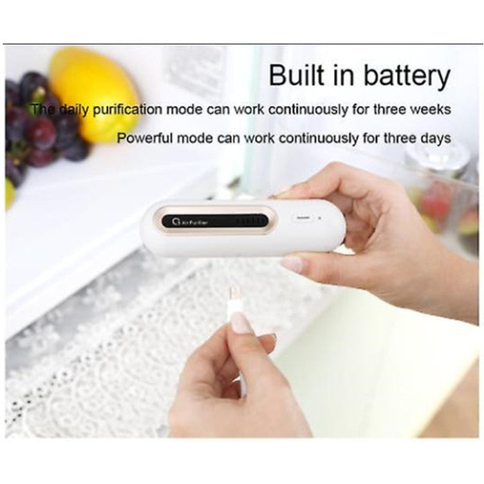 Electric Refrigerator Deodorizer Ozone Air Purifier Freezer Odor Eliminator Portable Car Odor Cleaner Image 3