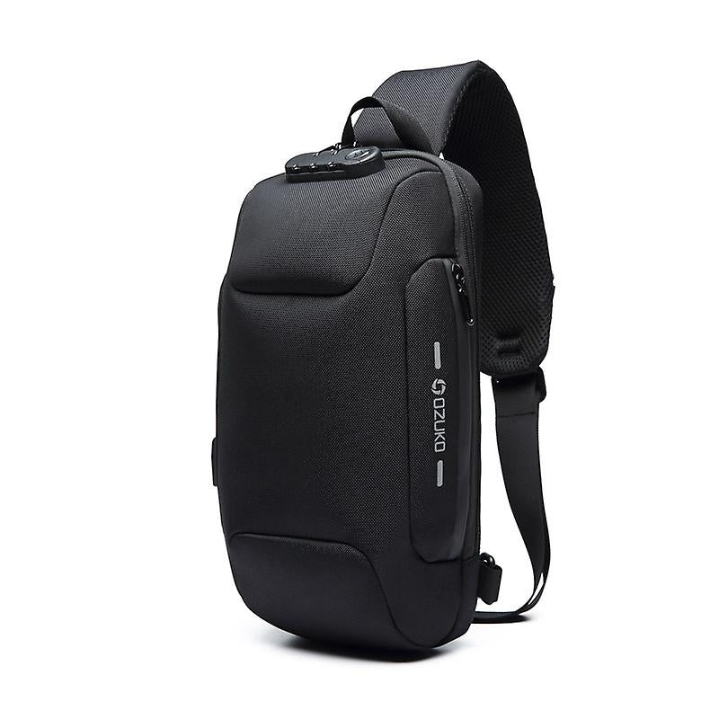 Men Crossbody Bag Anti Theft Shoulder Messenger Bag Waterproof Chest Backpack Image 1