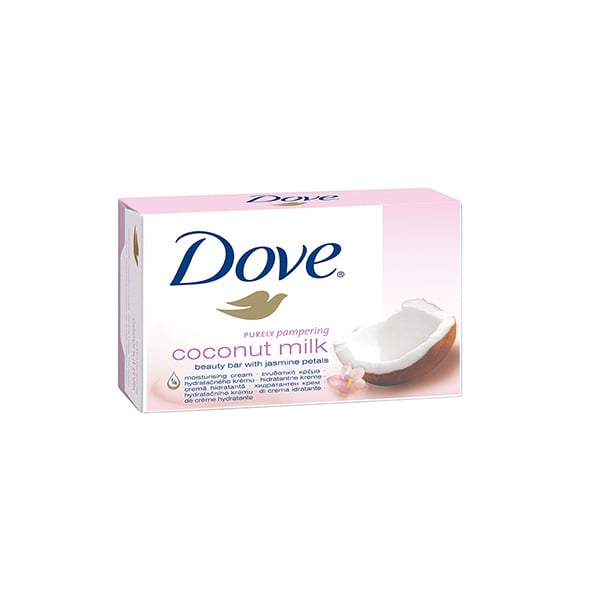 Dove Coconut Milk Bar Soap (100g approx.) Image 1