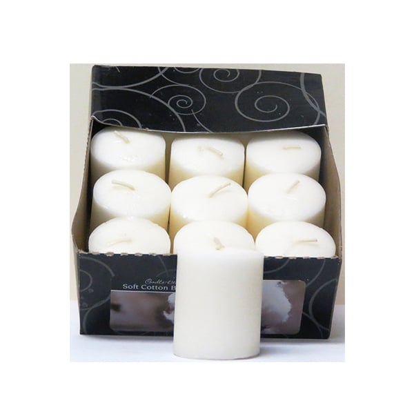 Candle-Lite Flat Top Votive Candle Soft Cotton Quality Fragrance USA Made Image 1