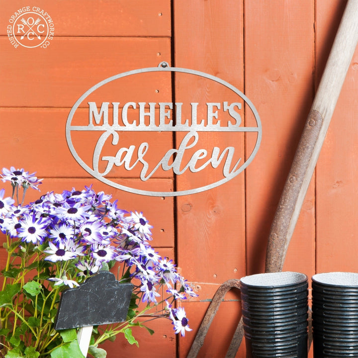 Garden Custom Ovals - 4 Styles - Personalized Garden Signs Decorative Outdoor Image 10