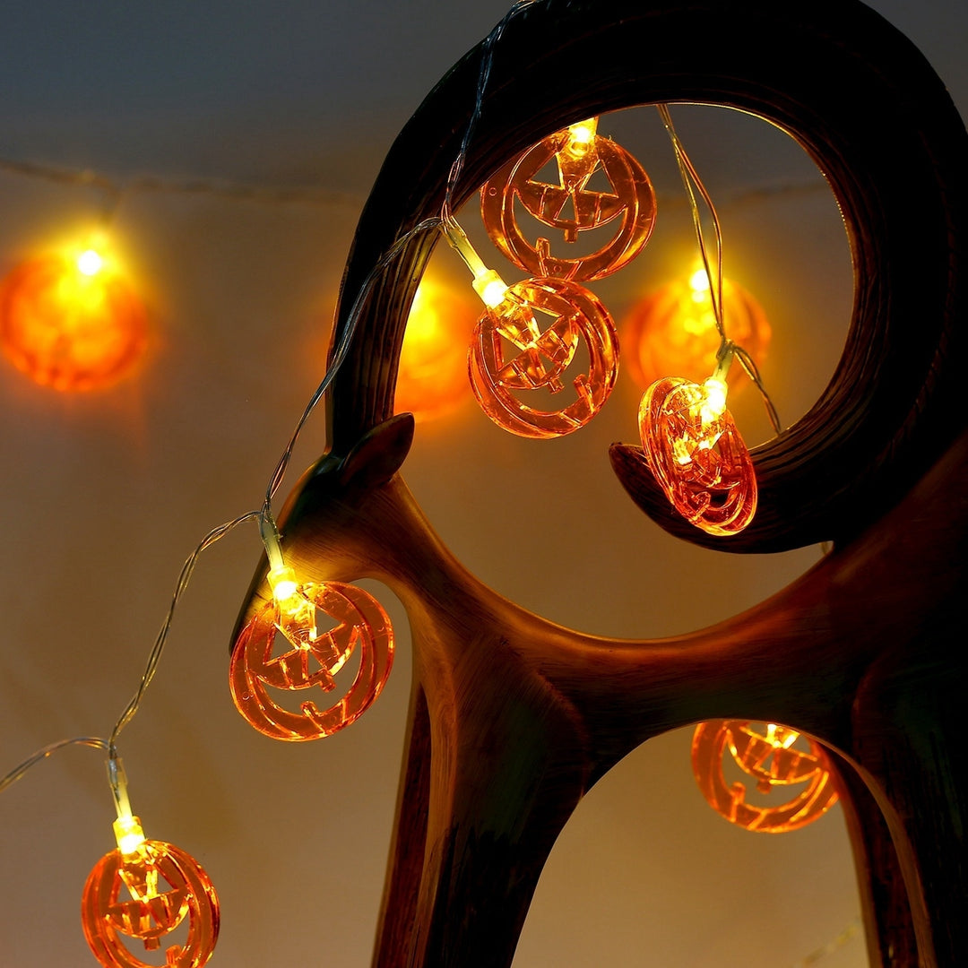 Halloween Bat String Lights 30 LEDs 9.8ft Halloween String Lights Decorative Fairy Lights Image 1