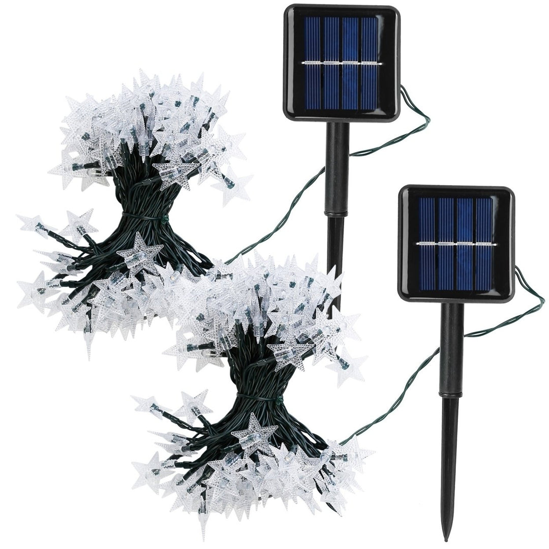 Solar Powered String Lights 100LED 39.3FT Star Fairy Lights Waterproof Garden Image 7