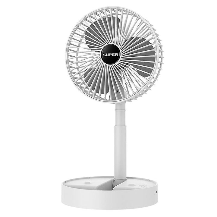 Portable Usb Charging Folding Fan Retractable Mini Desktop Desk Fan Image 4