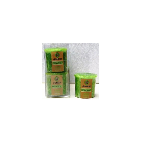 Gonesh Extra Rich Votive Candle- Jasmine Image 1