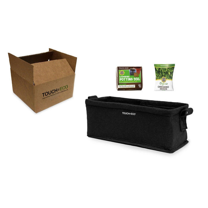 Organic Herb Planter Box Kits With Soil Block - Basil, Parsley or Oregano Image 6