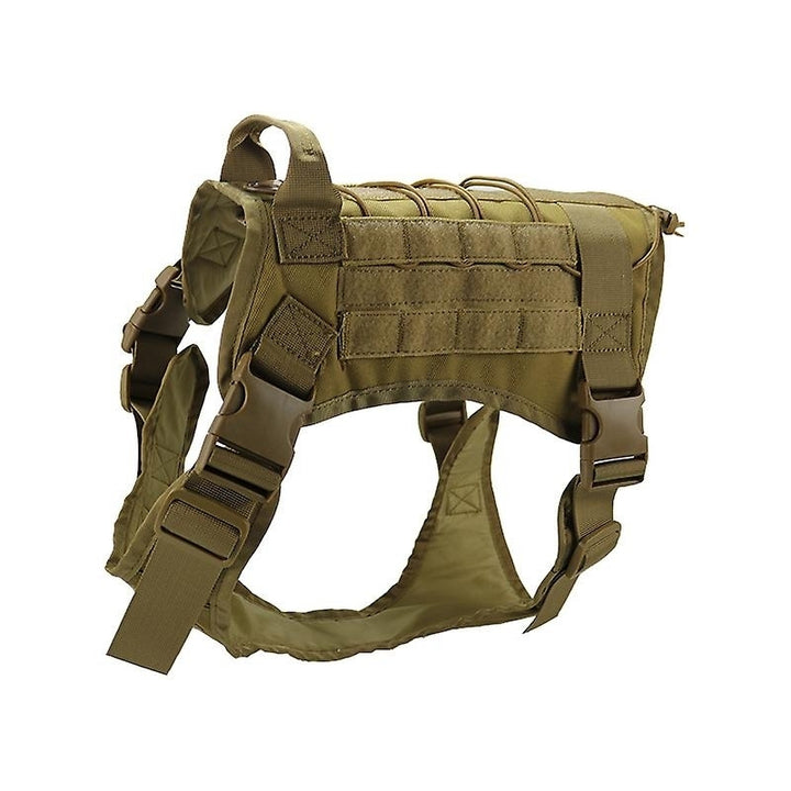 Tactical Dog Harness Nylon Handle Adjustable Training Harness Pet Working Vest Image 11