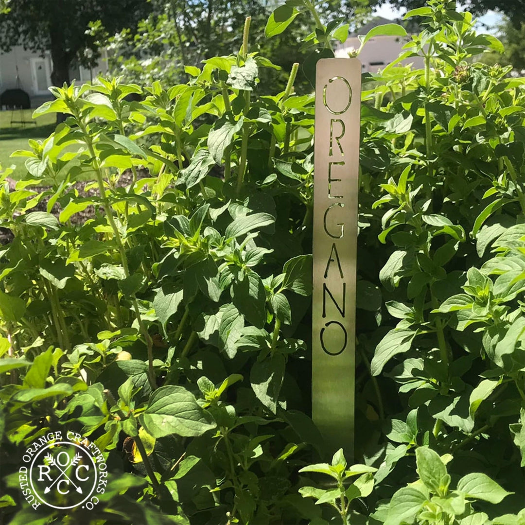 15" Metal Garden Markers - Plant Label Tags Outdoor Garden Markers Image 4