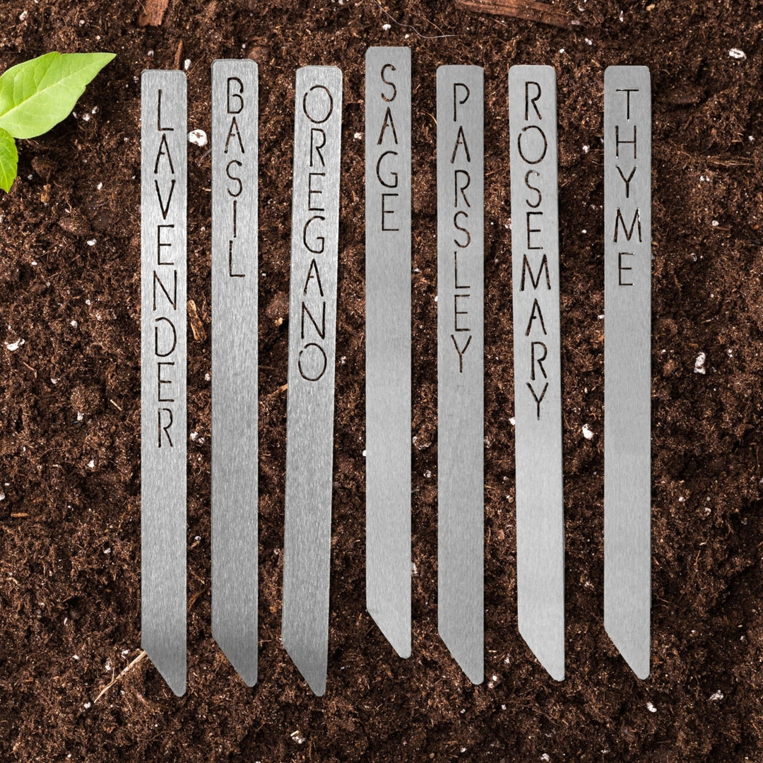 15" Metal Garden Markers - Plant Label Tags Outdoor Garden Markers Image 11