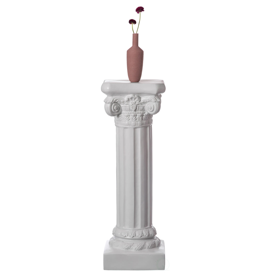 Fiberglass White Plinth Roman Style Column Ionic Piller Pedestal Vase Stand for Wedding or Party, Living Room, or Dining Image 7