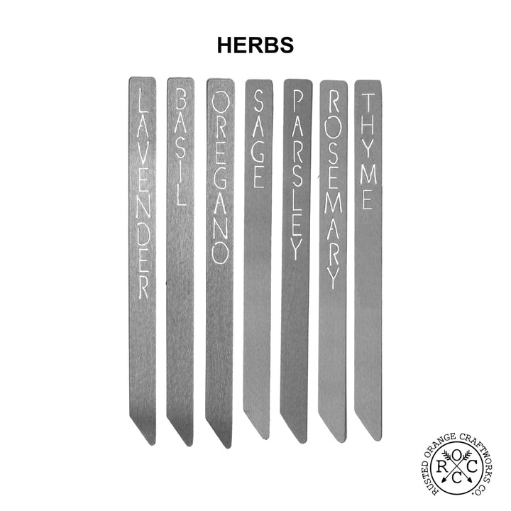 Garden Marker Collection - Set of 7 - Plant Label Tags Outdoor Garden Markers Image 4