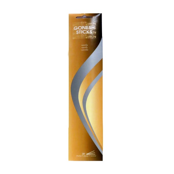 Gonesh Everyday Incense- Vanilla (30 Sticks in 1 Pack) Image 1