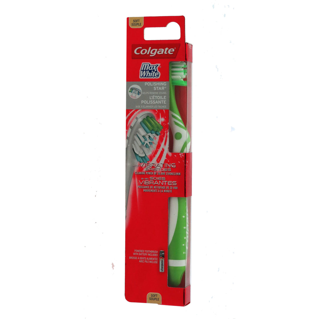 Colgate Toothbrush with Vibrating Bristles -Soft (Assorted Colours) Image 2