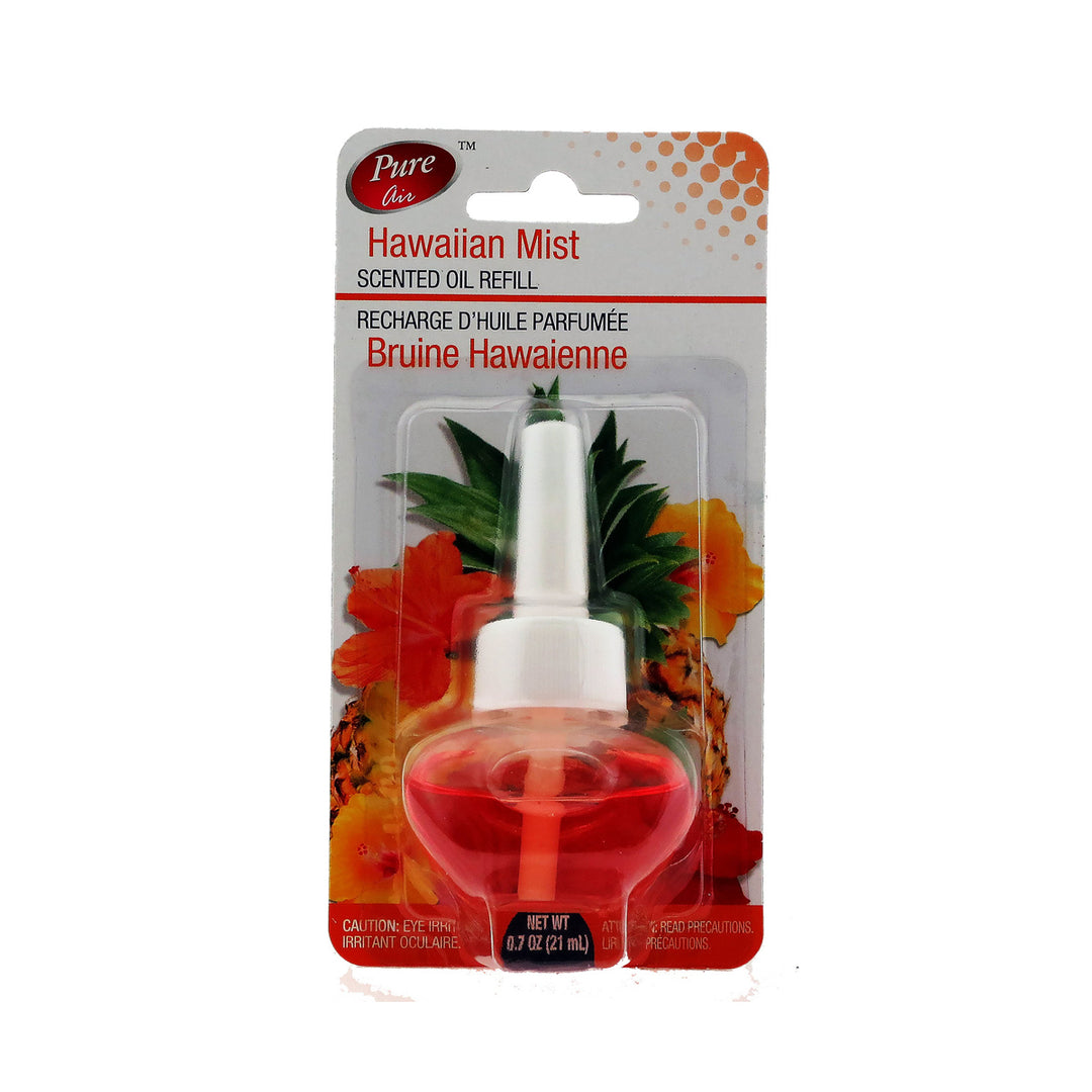 PURE AIR PLUG IN AIR FRESHENER REFILL HAWAIIAN MIST 21ml Image 1