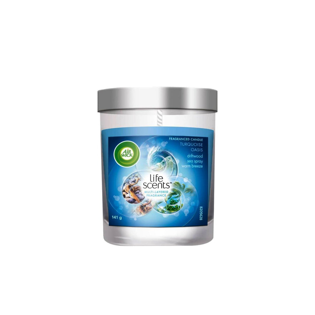 AIRWICK Candle Good to be Home TURQUOISE OASIS 5oz Image 1