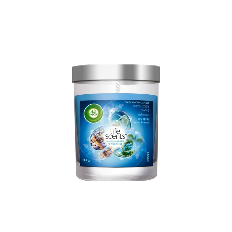 AIRWICK Candle Good to be Home TURQUOISE OASIS 5oz Image 1