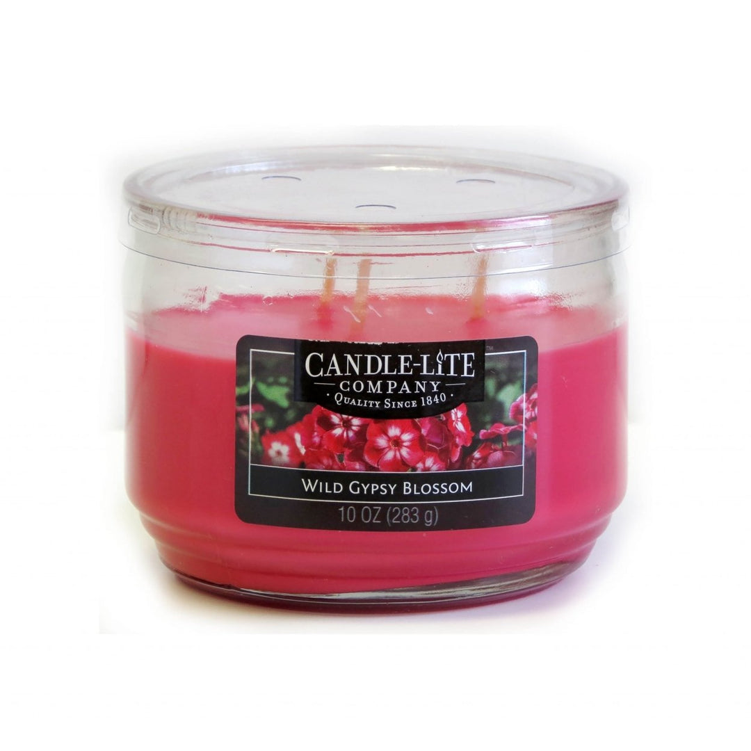 Candle-Lite Wild Gypsy Blossom 10 oz Jar Scented Candle Essential Oils Image 1