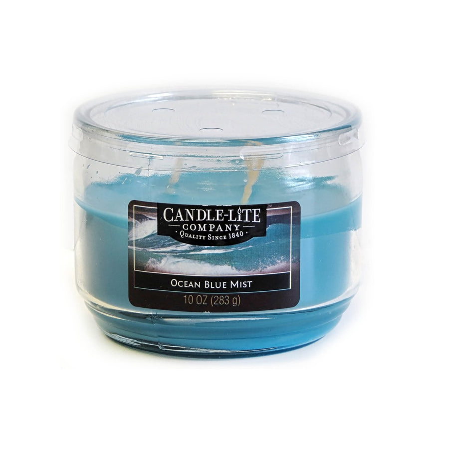 Candle-lite Ocean Blue Mist Jar Candle 283g 10oz Essential Oils Aromatherapy Image 1