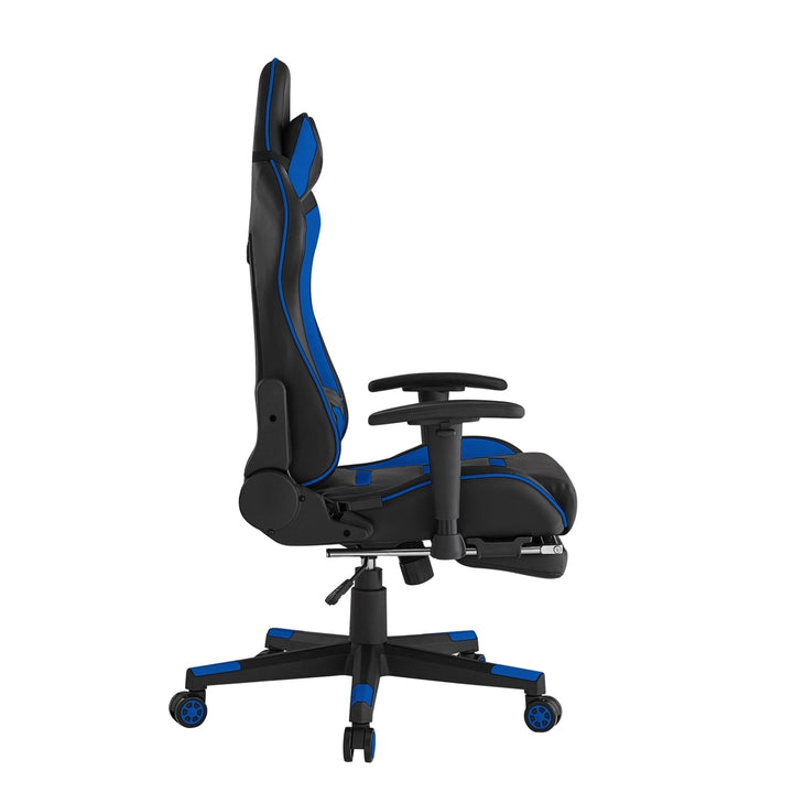 Benito Game Chair-Swivel, Adjustable Back Angle, Seat Height and Armrest-360 Degree Rotation-Neck Support, Lumbar Image 6